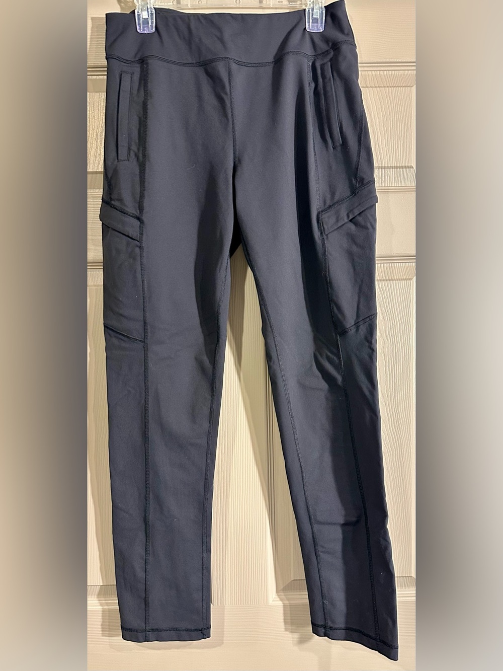 Duluth Trading Co. Black Stretch Cargo Joggers